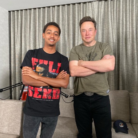 Salim The Dream with the billionaire Elon Musk.
